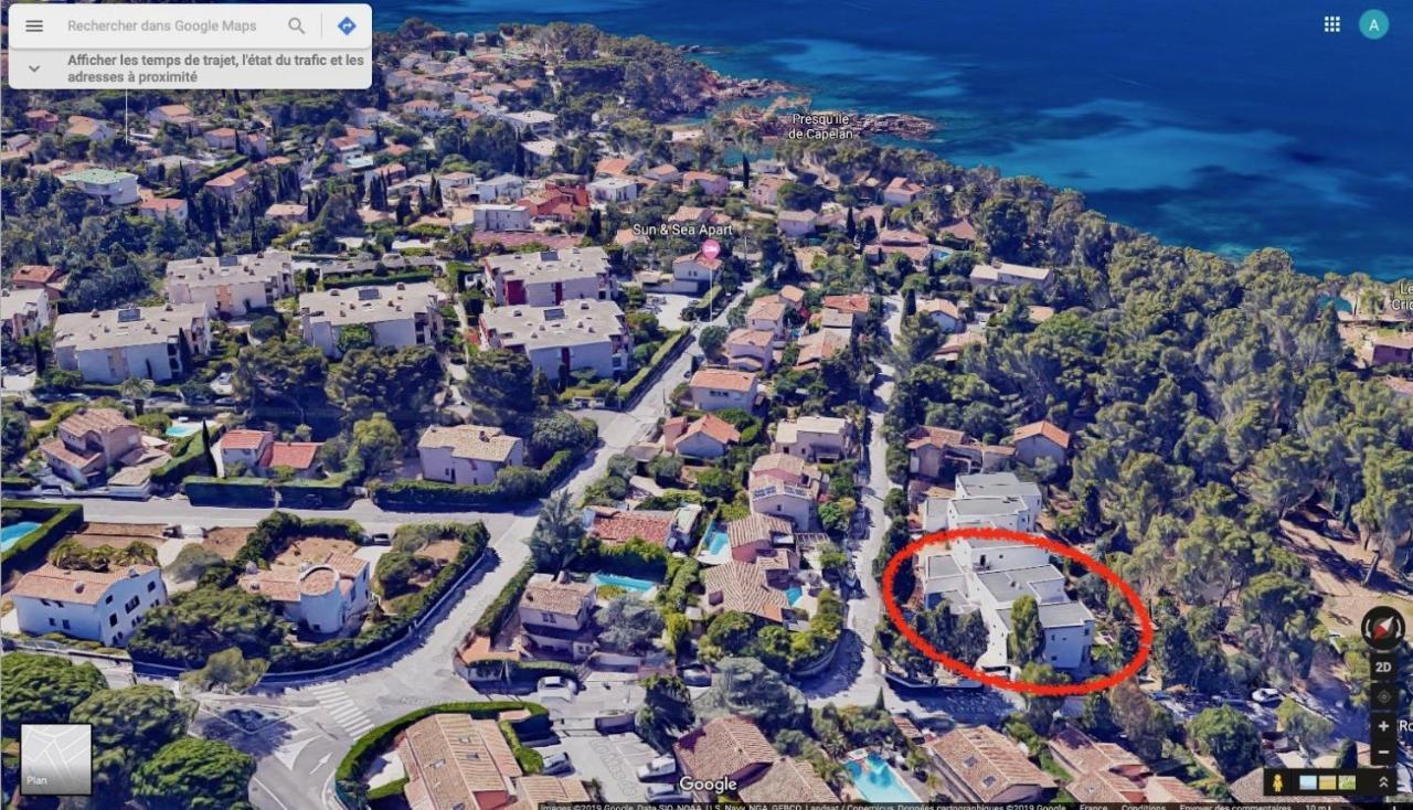 Villa Calanques Bandol ,T2 4 étoiles avec garage, dans pinède Extérieur photo